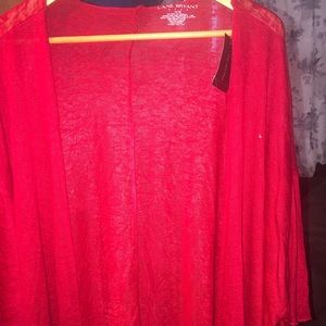Lane Bryant red blazer
